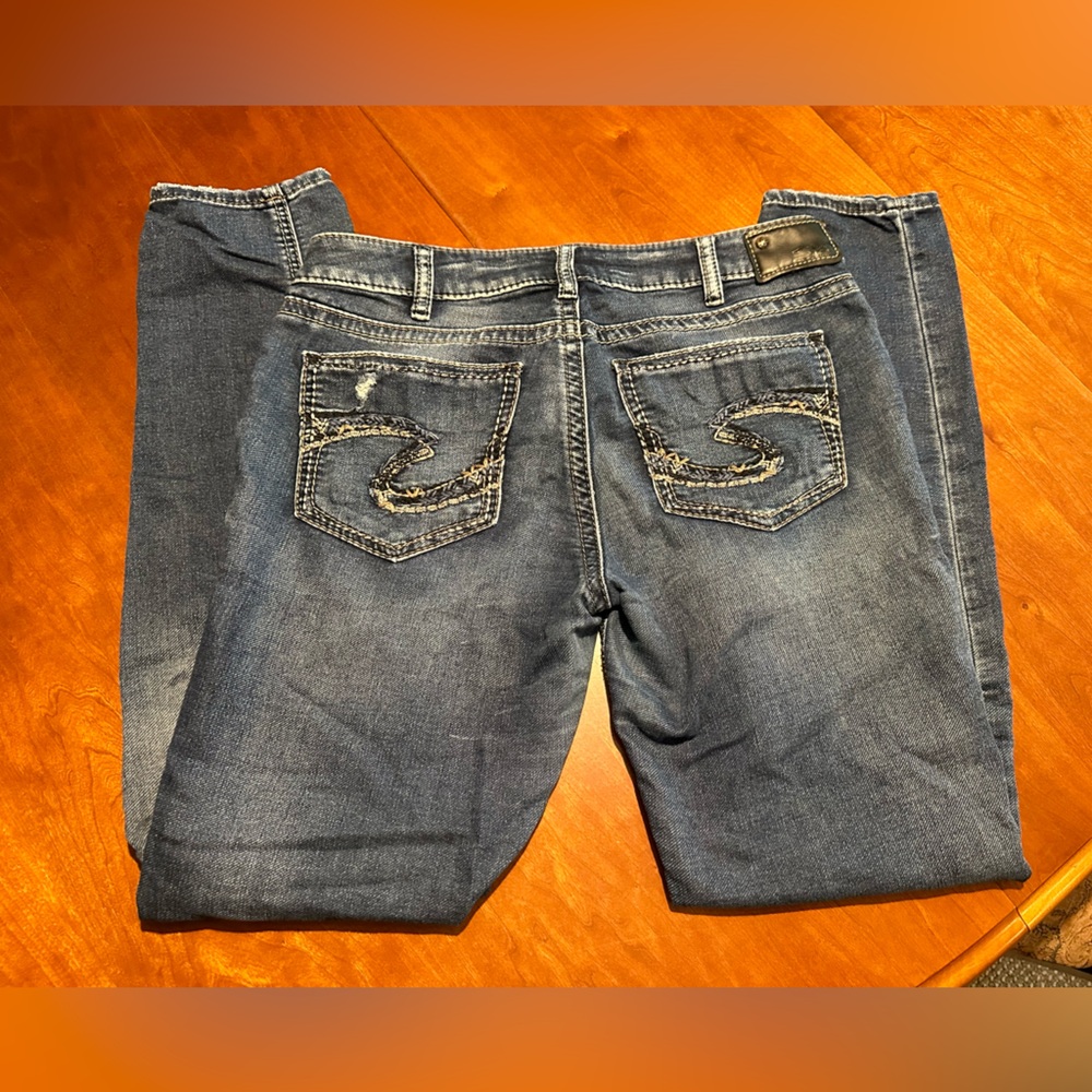 Woman’s Silver Jeans